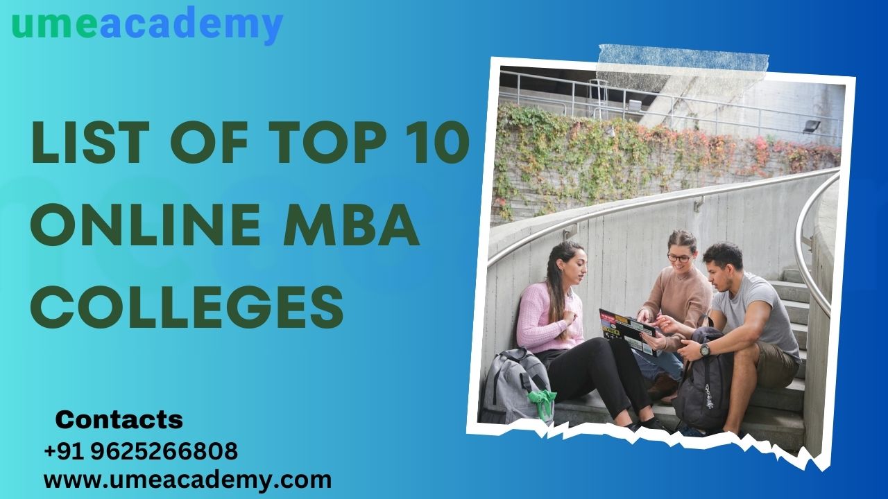 List Of Top 10 Online Mba Colleges